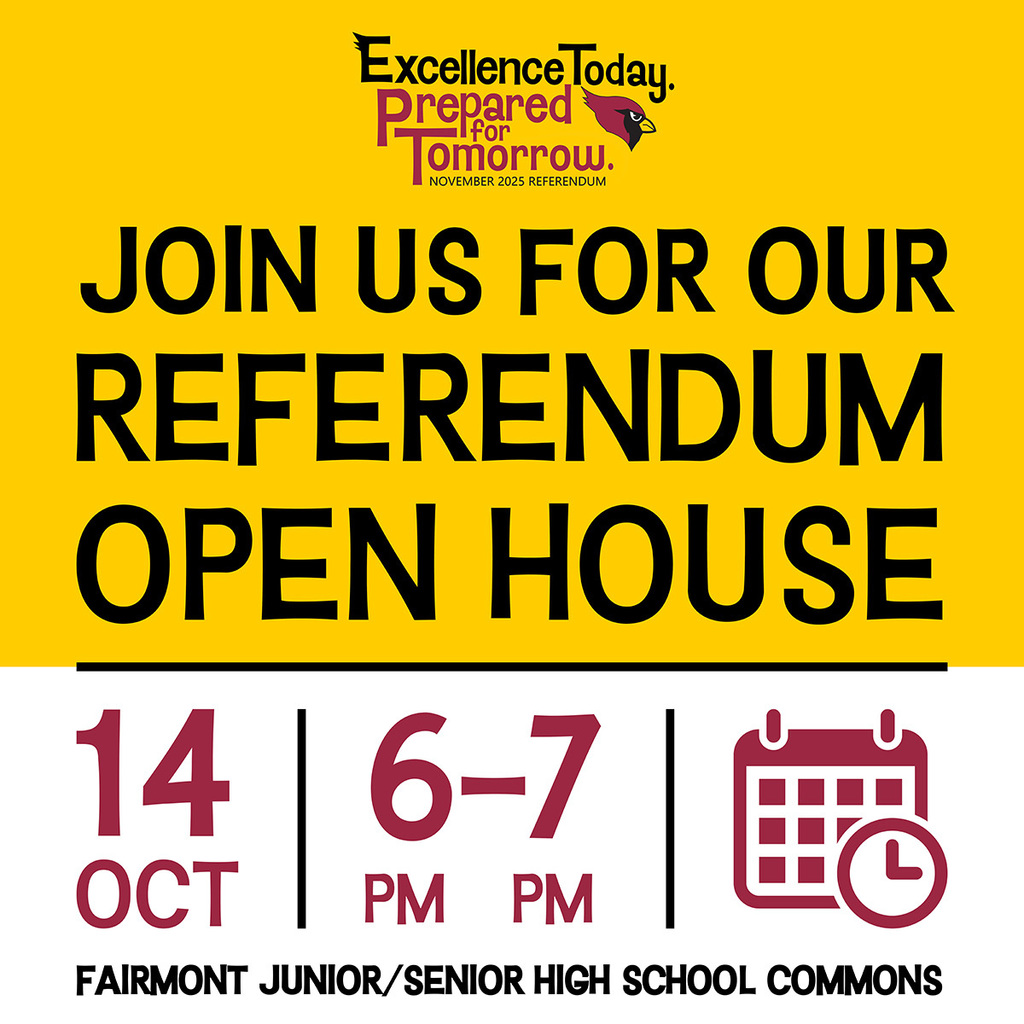 Join us for a referendum open house on October 14 from 6pm to 7pm!