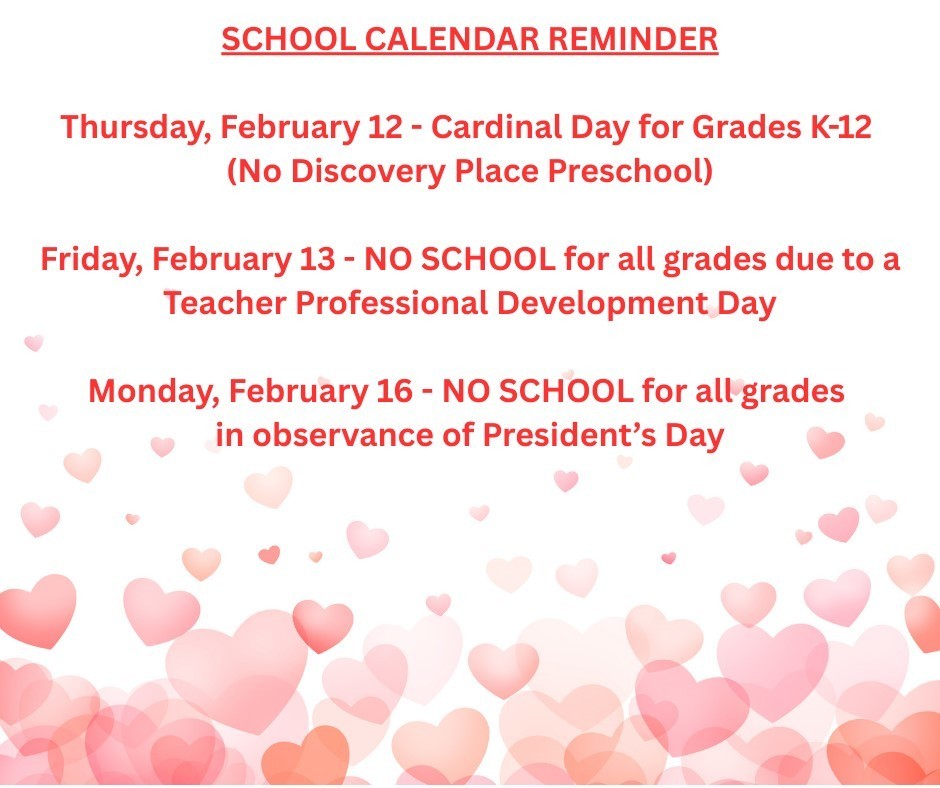 School Calendar English