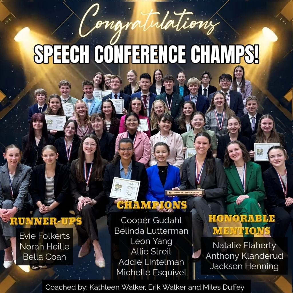 Speech Team Conference Champs