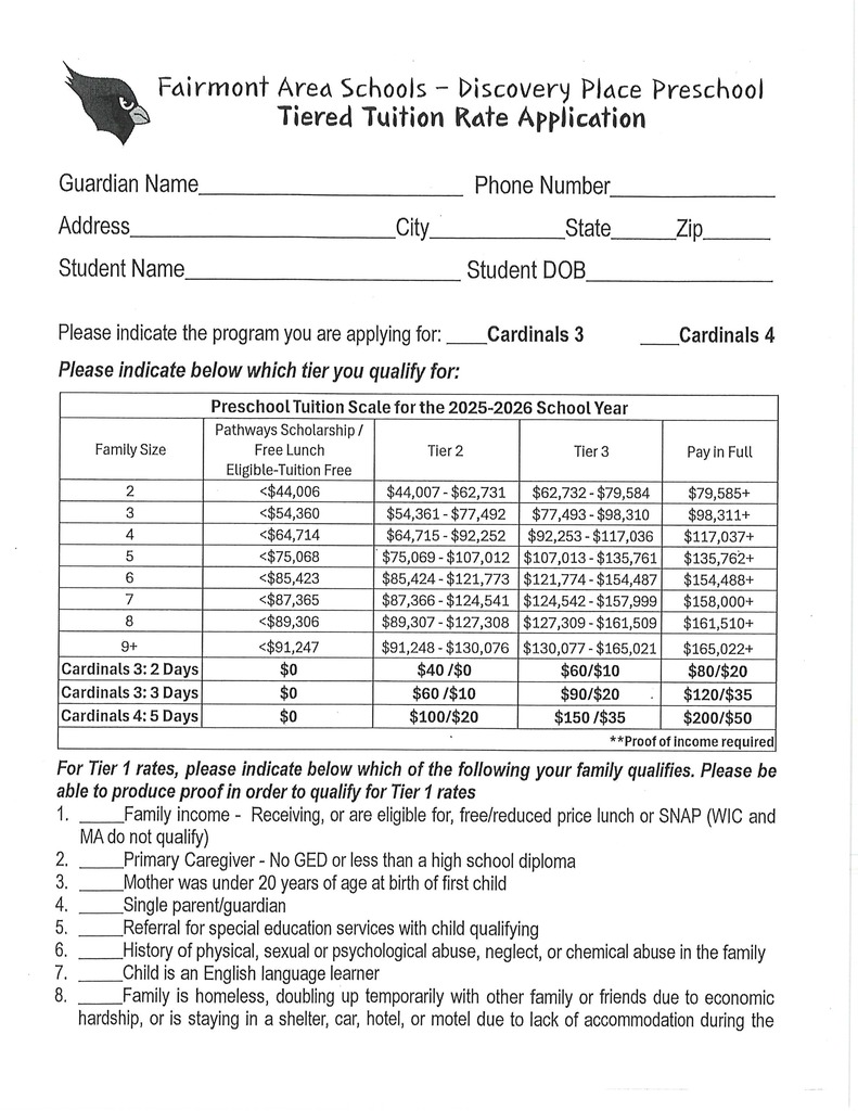 DP PreK Tiered Tuition Rate Info-Eng