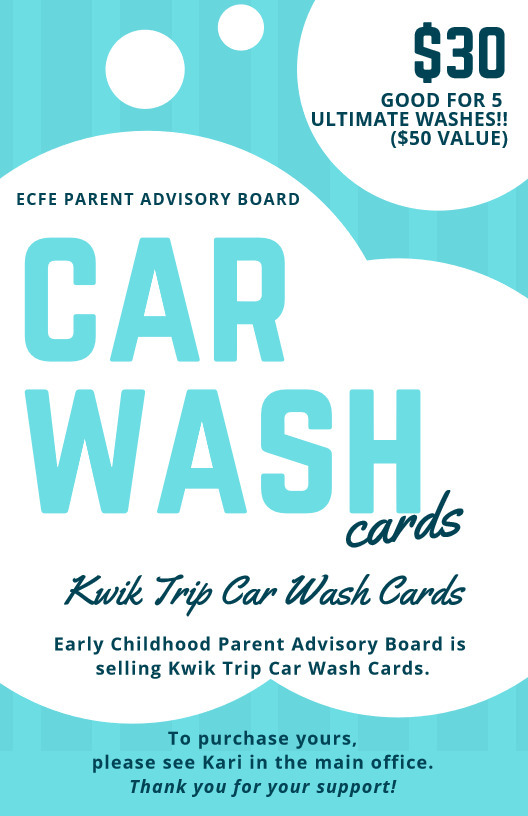 Car Wash Cards