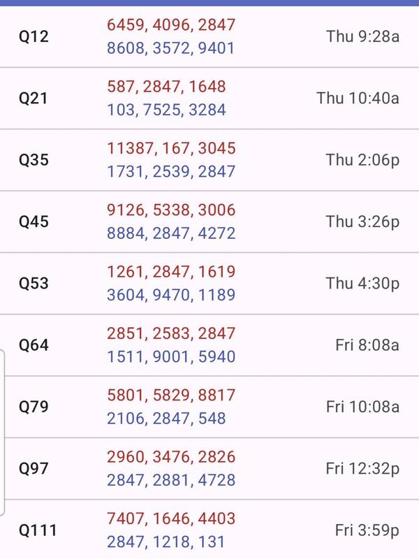 Worlds schedule