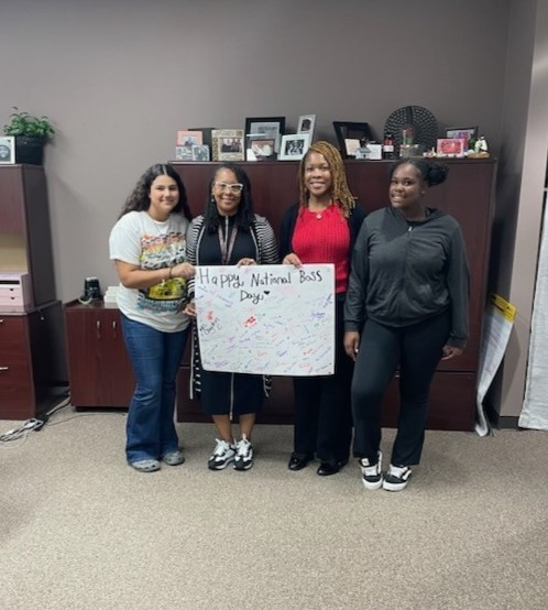 Happy National Boss's Day to Dr. Daniels and Mrs. Patton! We appreciate all you do! 