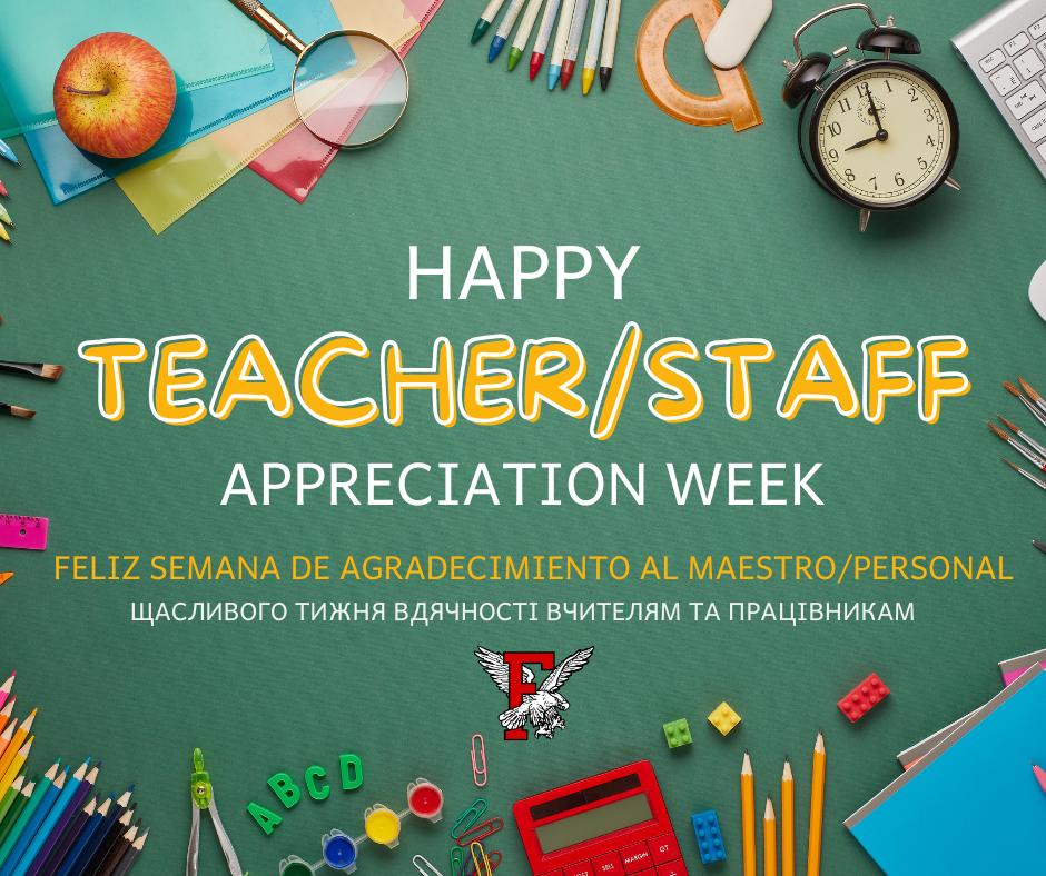 Teacher Appreciation Week.