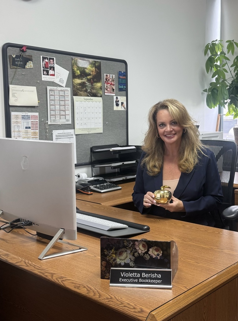 Congratulations to Ms. Violetta Berisha on being selected as the September Staff Member of the Month for Lincoln School Annex!