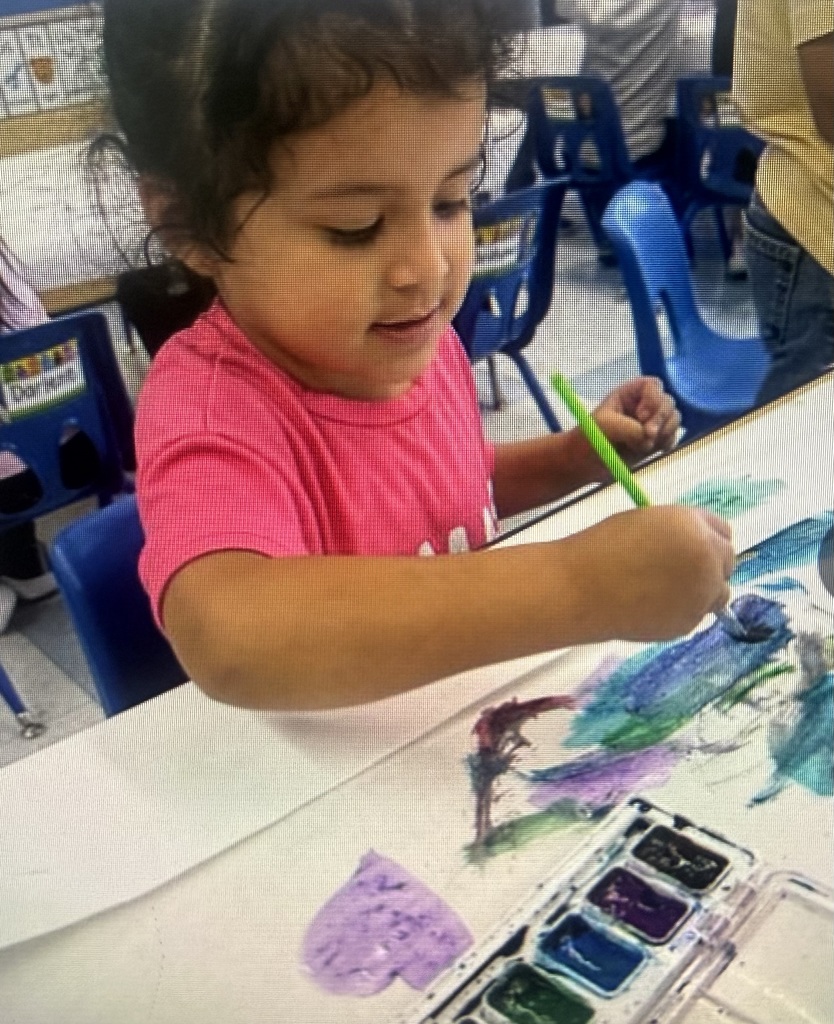 Pre-k Students are working hard and letting their creativity shine!