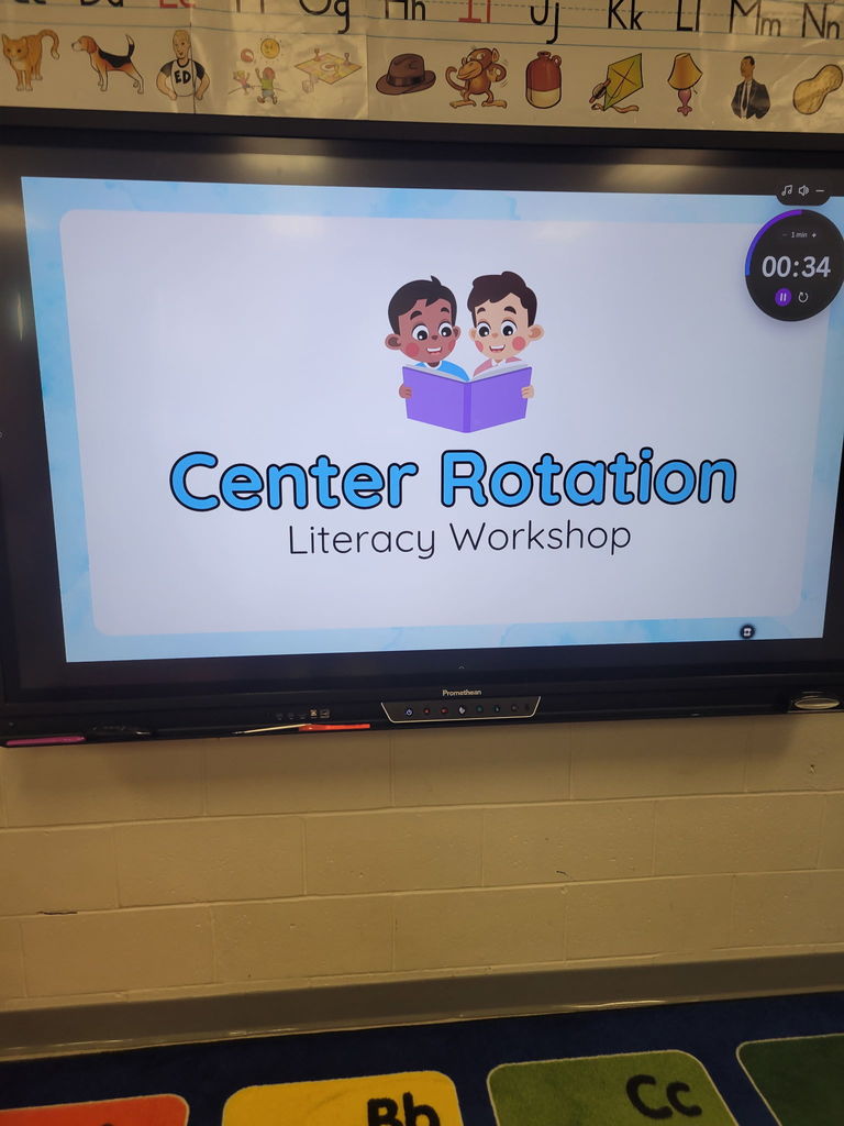 Literacy center workshop time!