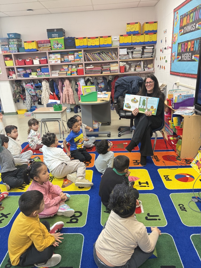 Ms Baldwin reading to the class for Read Across America Week!