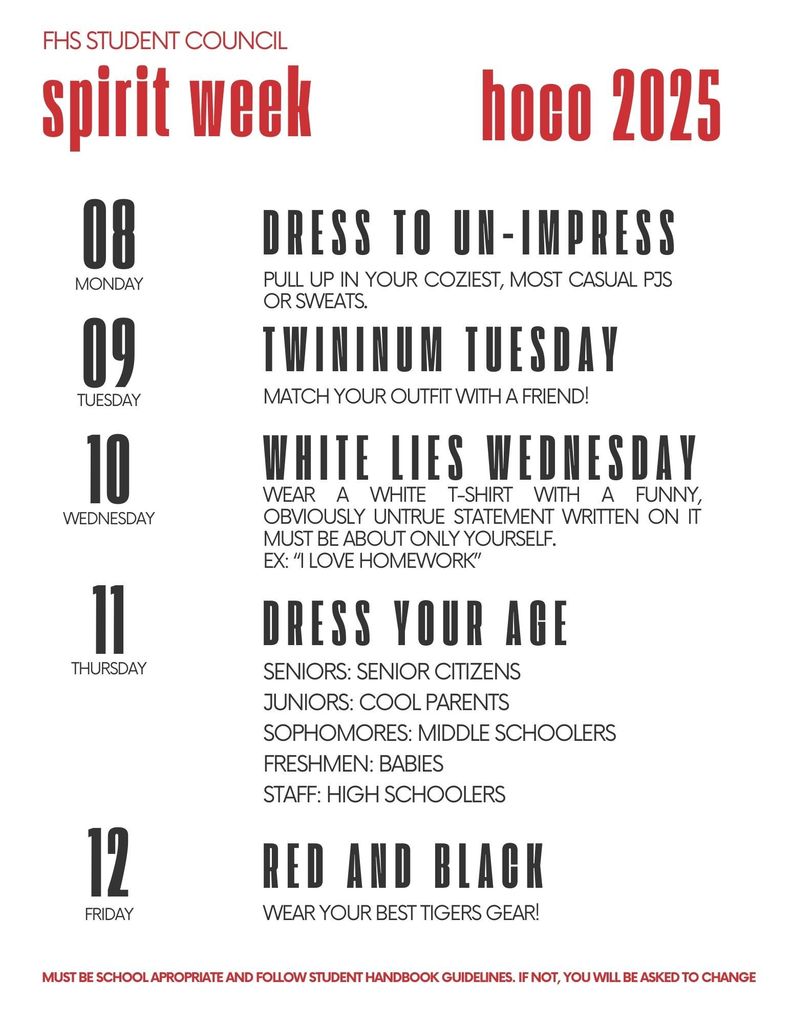 spirit week