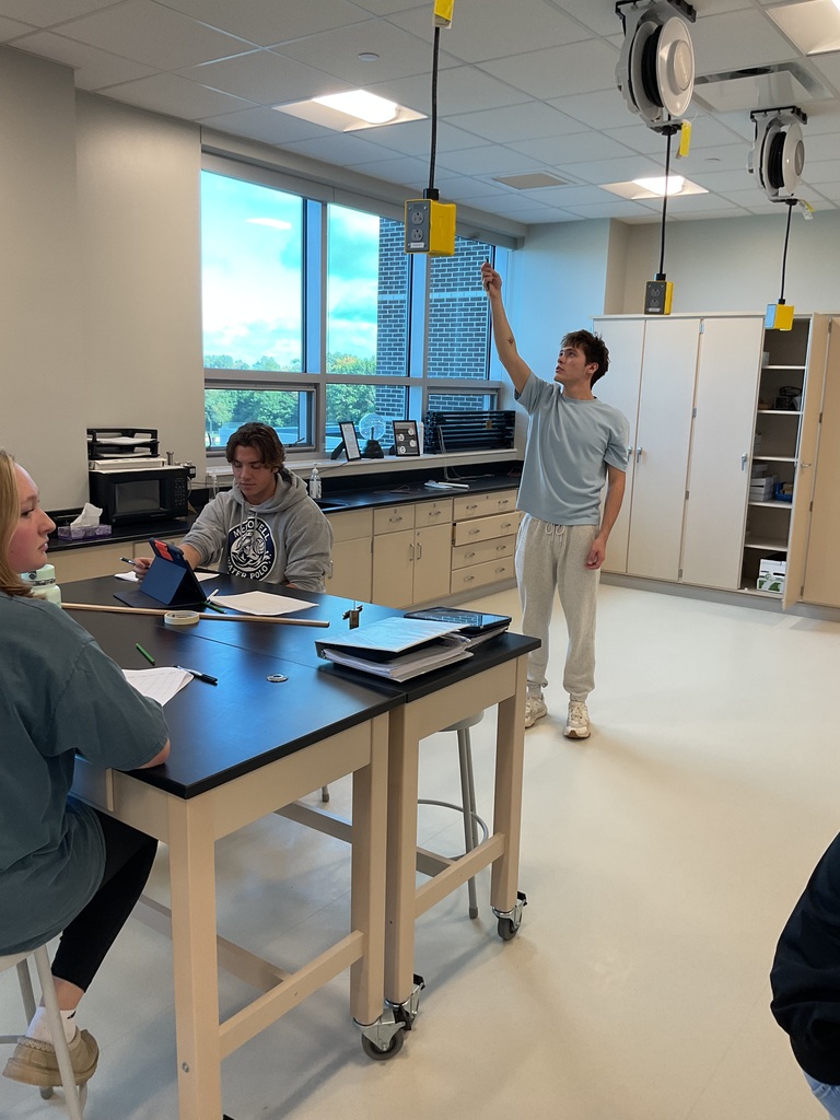 1 student is examining the relationship between centripetal force, radius and mass of rotating object.