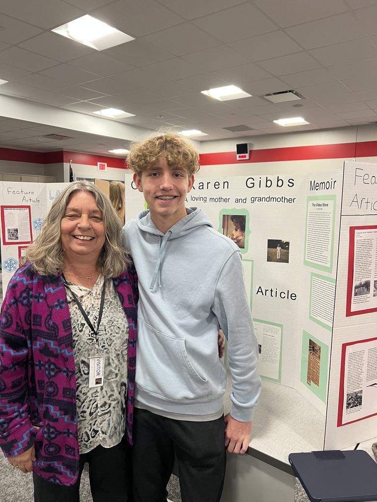 student with the adult they interviewed