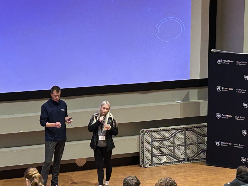 1 student presenting at Behrend