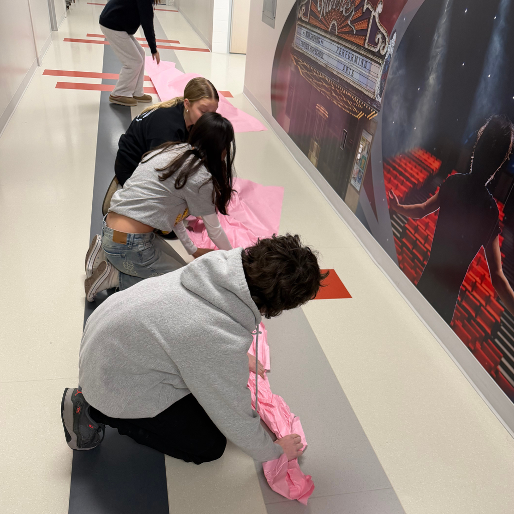 . Each puppet is controlled by three students and they are challenged with making the movement look natural.