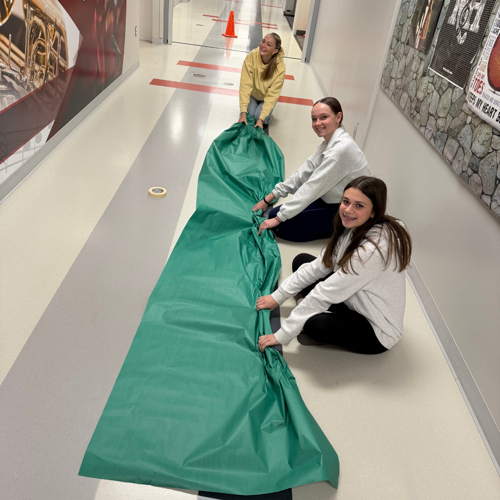 . Each puppet is controlled by three students and they are challenged with making the movement look natural.