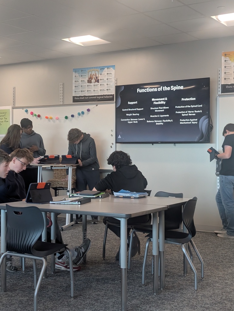 Wellness 10 has been learning about the body systems and setting records in the weight room!