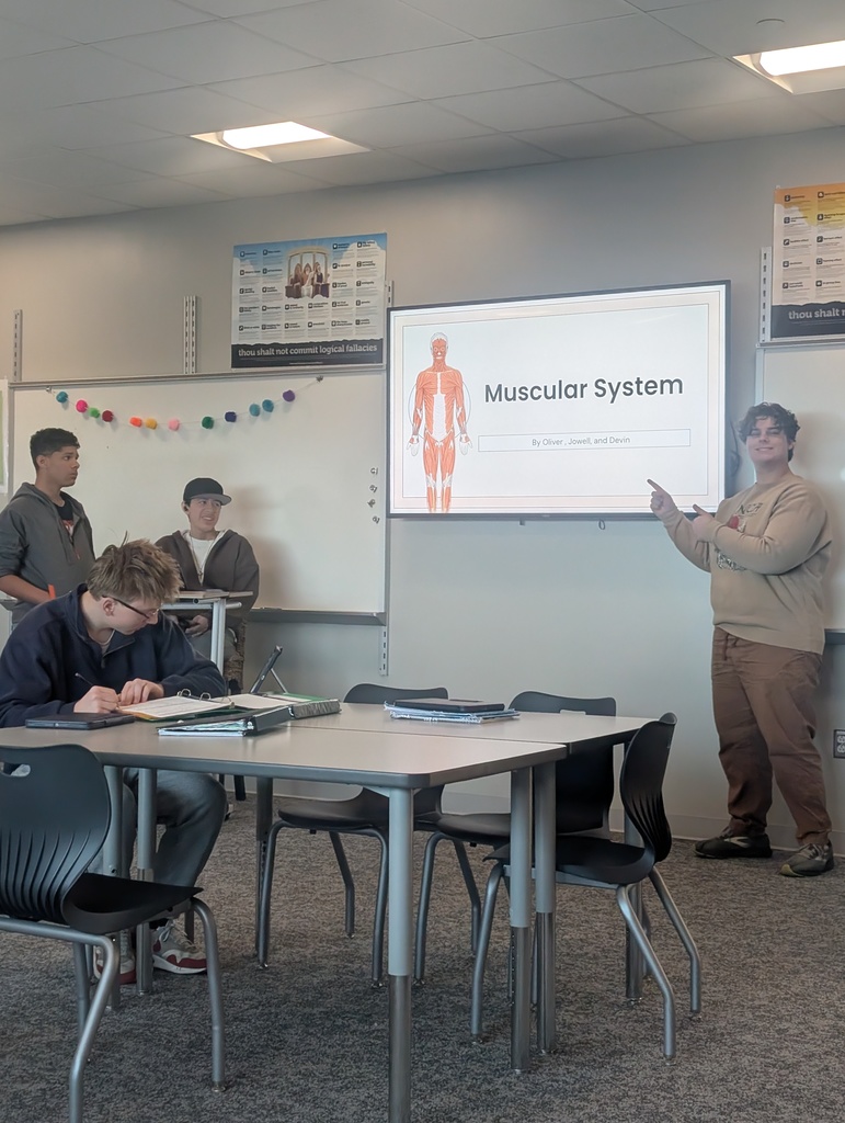 Wellness 10 has been learning about the body systems and setting records in the weight room!