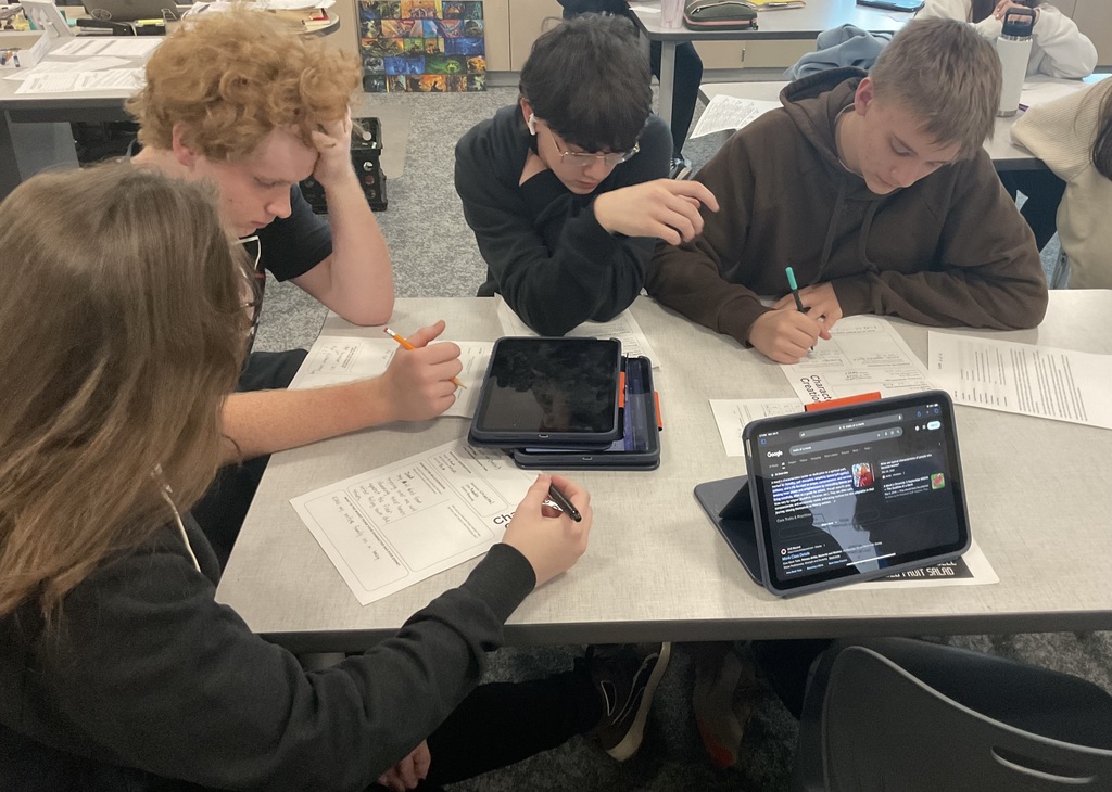 tudents used their knowledge of characterization to design characters who embarked on an adventure created by a special guest DM and FHS alumnus Sulley Nelson.