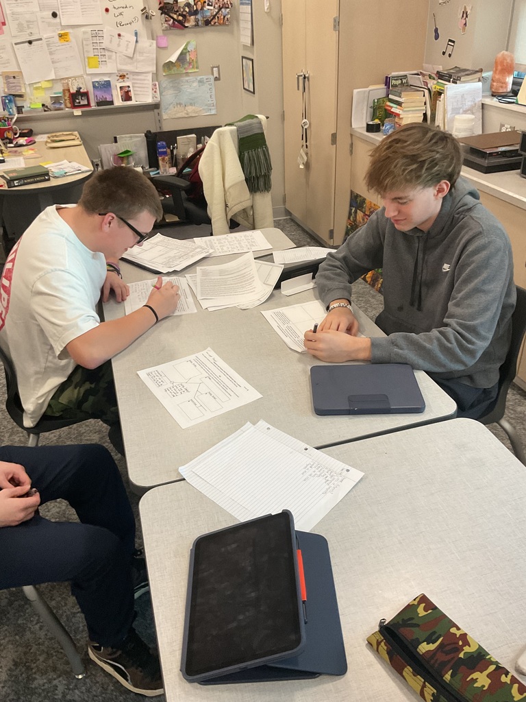 tudents used their knowledge of characterization to design characters who embarked on an adventure created by a special guest DM and FHS alumnus Sulley Nelson.