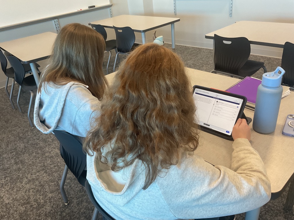 Mrs. Heitzenrater's SAT/ACT Prep class is taking their final SAT practice test. 