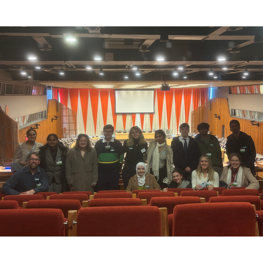 group of student in the UN