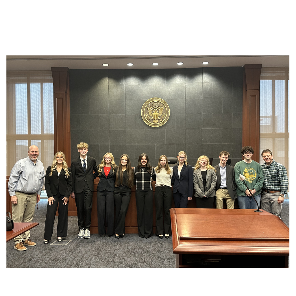 The Fairview Mock Trial Club competed on Wednesday, February 18th at the Federal Courthouse in Erie, PA.