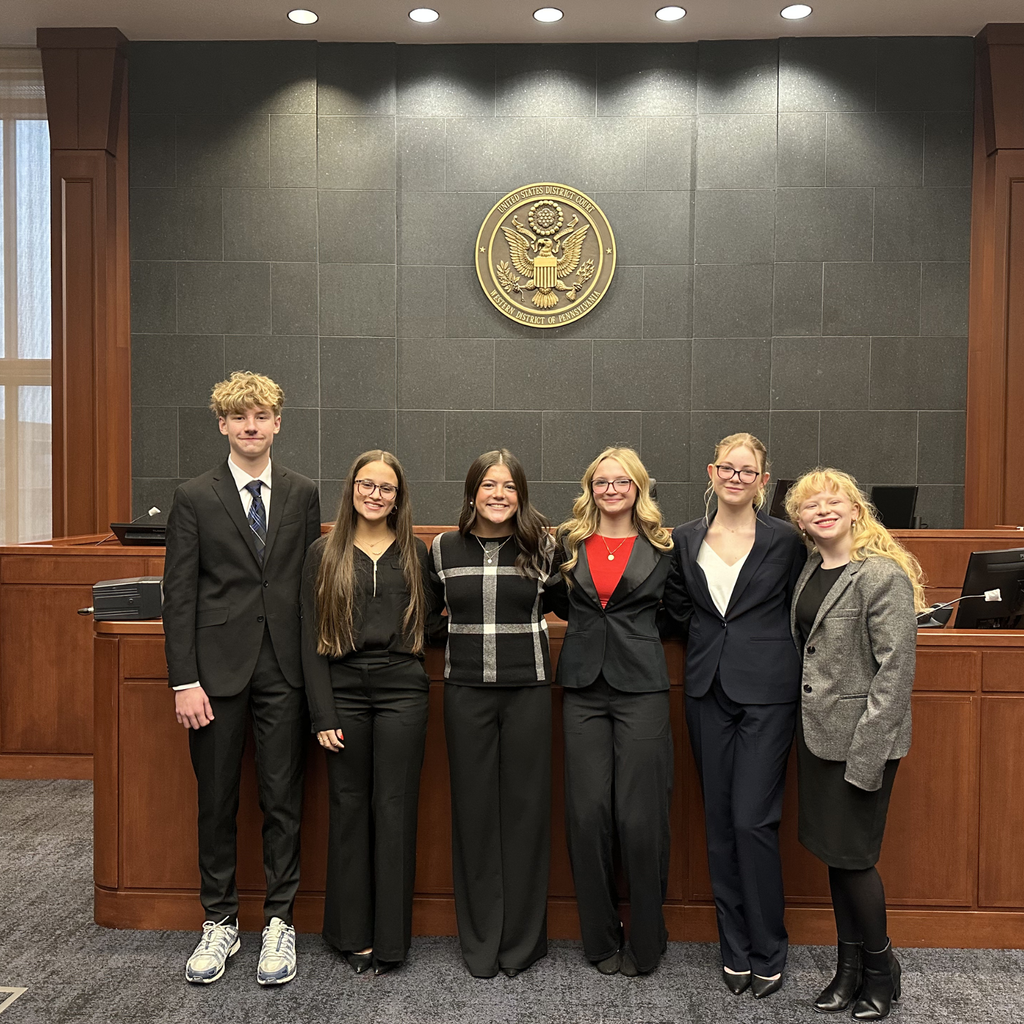 The Fairview Mock Trial Club competed on Wednesday, February 18th at the Federal Courthouse in Erie, PA.