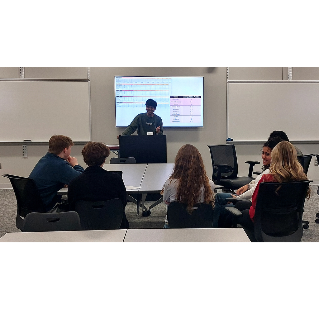 Students from both schools got the chance to present their projects, methods, and results, as well as ask questions and discuss all things research-related.