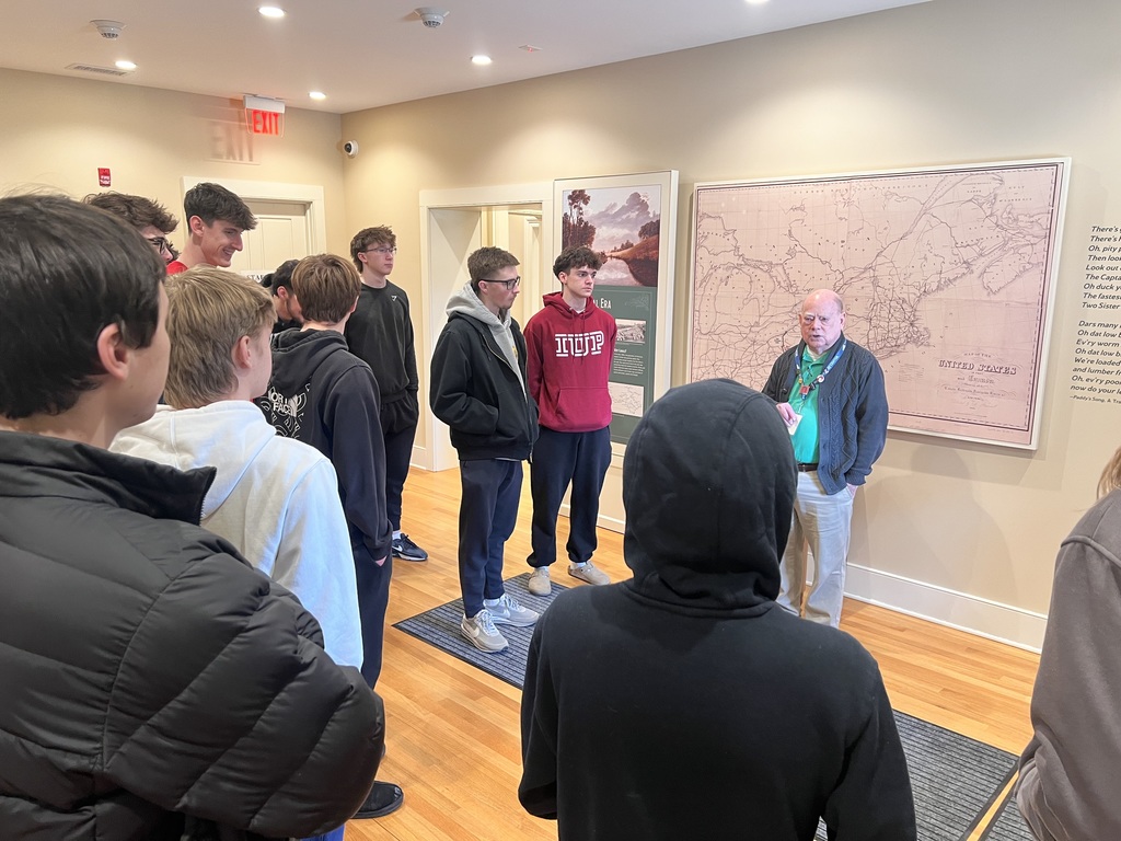 IThe students looked at famous artifacts and landmarks unique to Erie. 