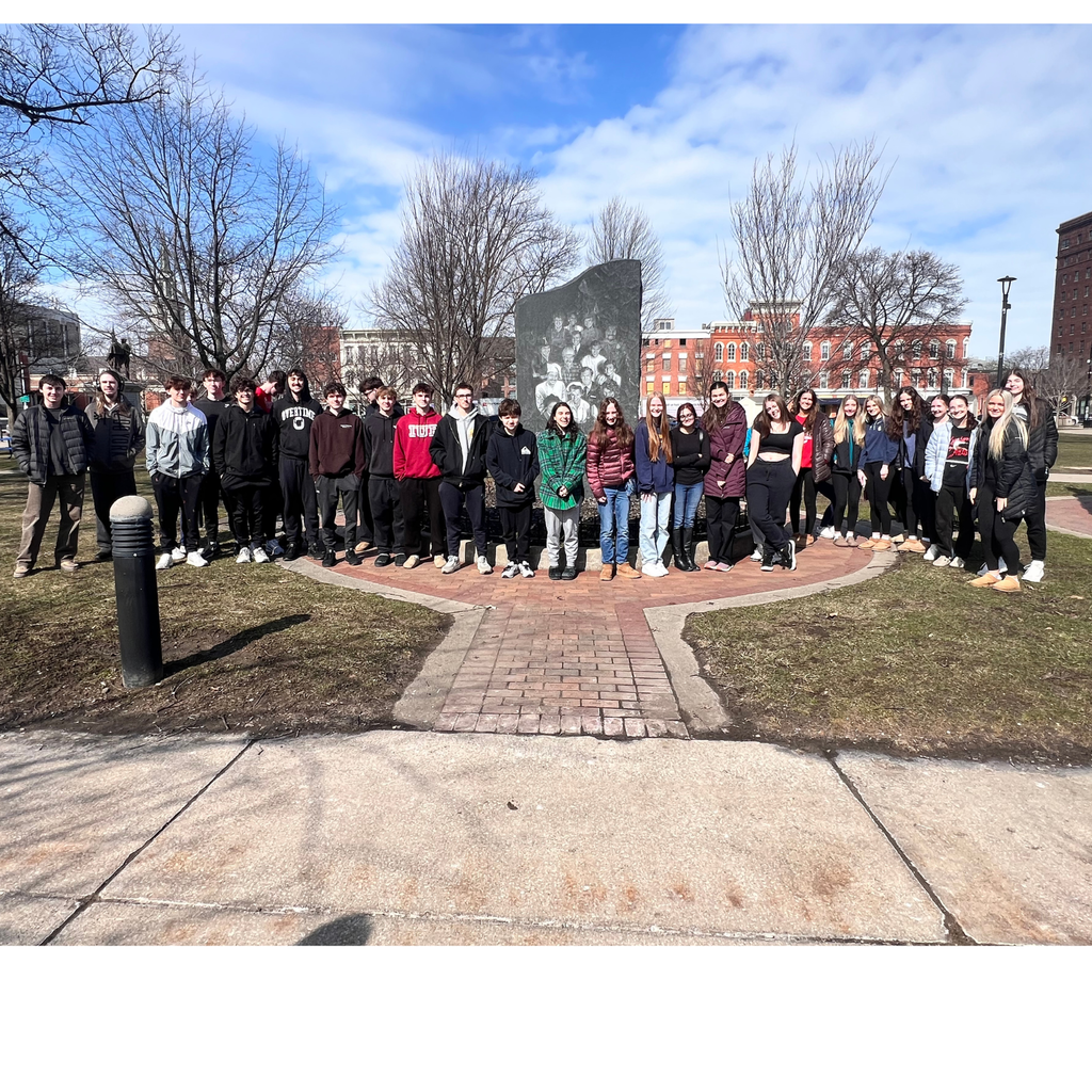 The students looked at famous artifacts and landmarks unique to Erie. 