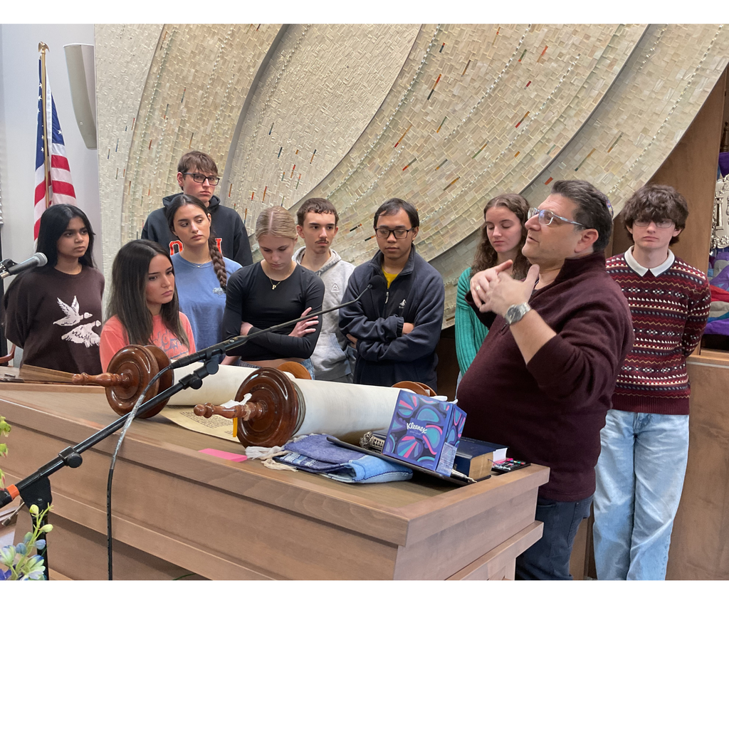 History of the Holocaust students visited the Temple Anshe Hashed in March. 