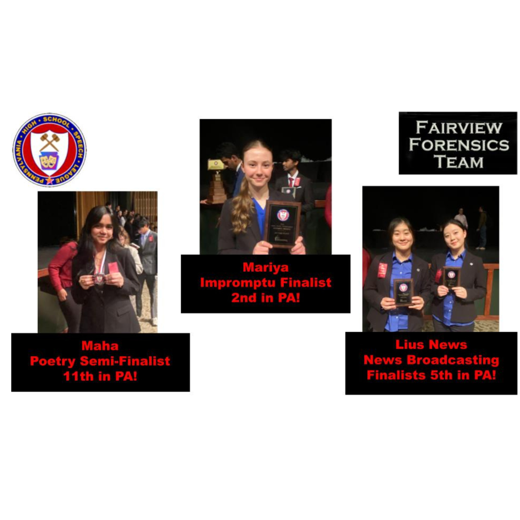 Fairview Speech & Debate: STATE CHAMPS!