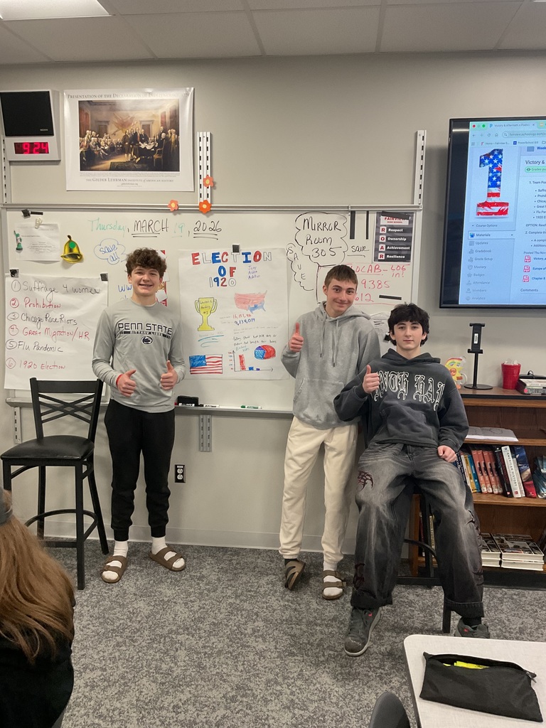 9th Grade American Studies classes demonstrate their knowledge of World War I 