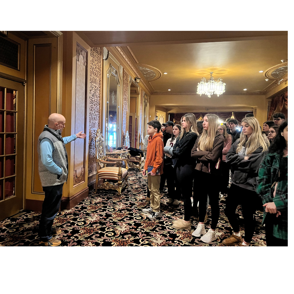 Erie Experience classes received a tour of the Warner Theater and Erie Insurance Arena this week. 