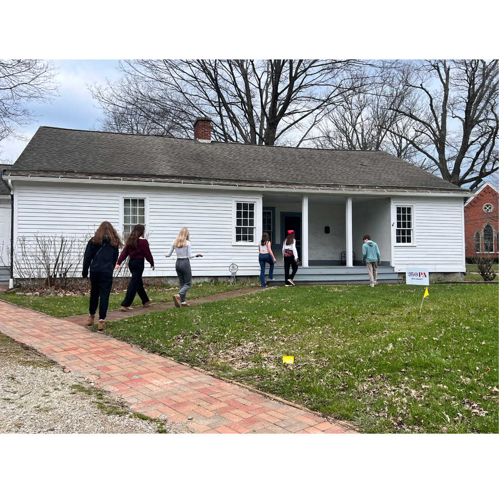 The Erie Experience classes took a walk down the hill to visit the Sturgeon House this week.
