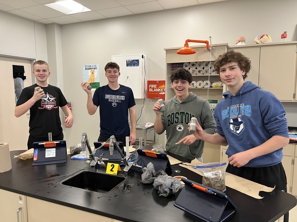 Freshmen environmental science students spent two days in lab determining the characteristics of the soil samples they brought to school.