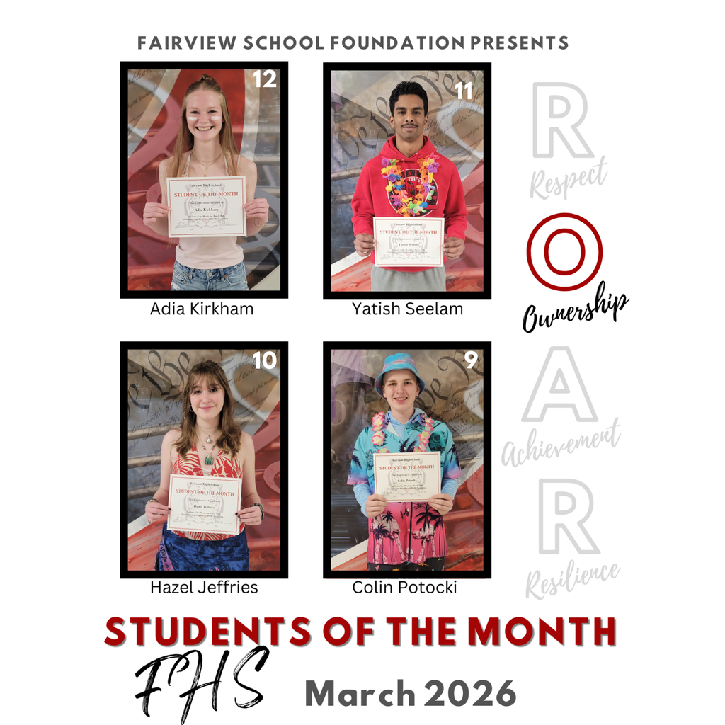 FHS students of the month