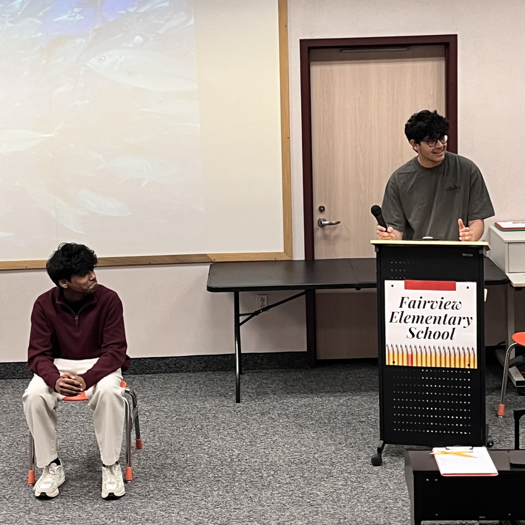 The high school's Speech & Debate Team brought its success to FES today, presenting their 1st place school state victory at the Bloomsburg tournament to kindergarten classes.