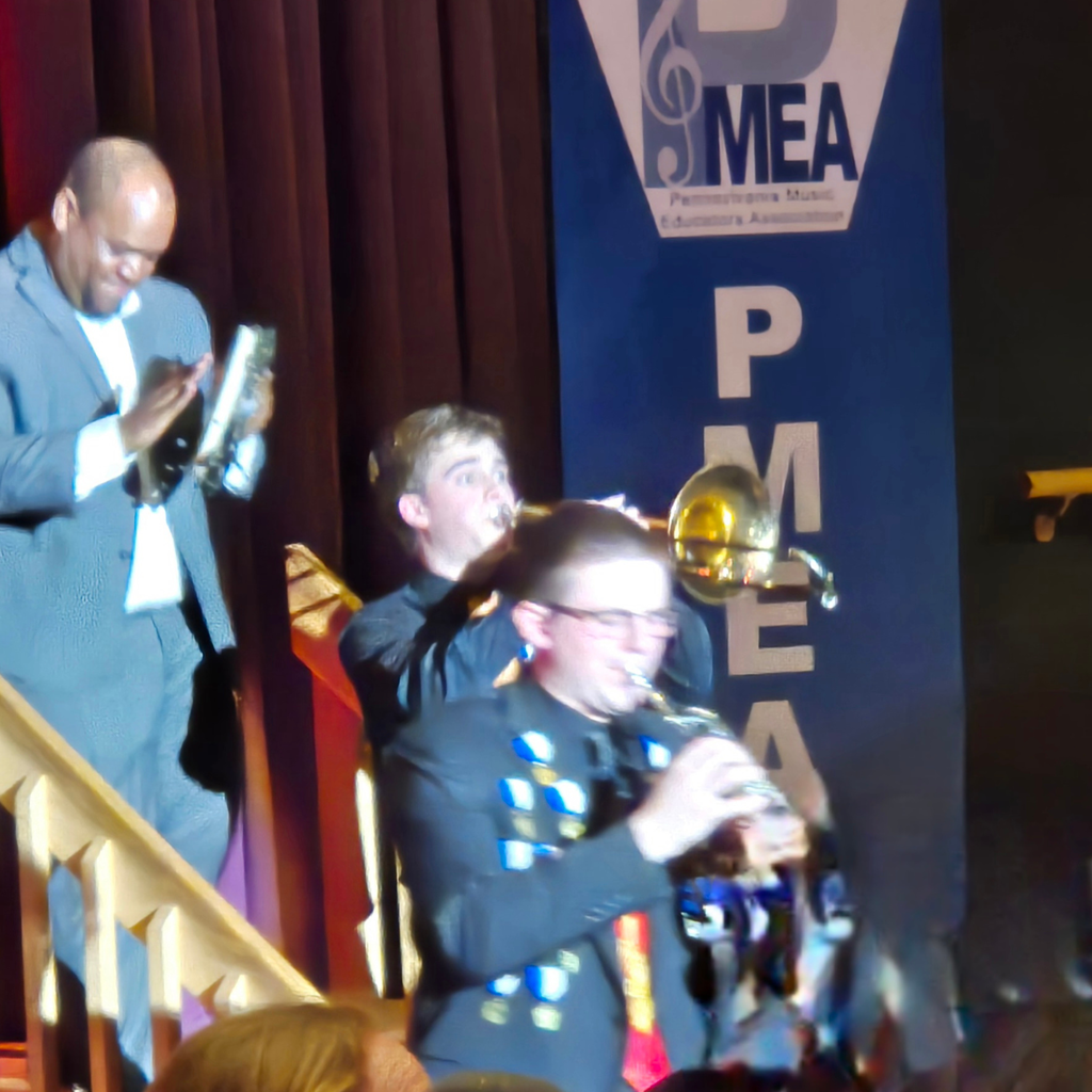 Jabin was one of 5 trumpet players selected from the state of PA to participate in the Jazz Band.