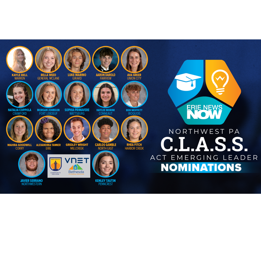 Cora Hirz was nominated for Northwest PA C.L.A.S.S. Act Emerging Leader by Ms. Ann-Marie Hullenbaugh.
