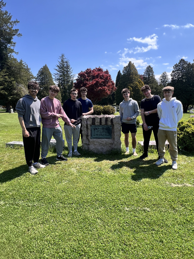 Erie Experience classes visited the Fairview Cemetery and Alms House Cemetery this week. The students learned about the famous people buried in the Fairview Cemetery and learned about the sad, past history of "Paupers' Field."