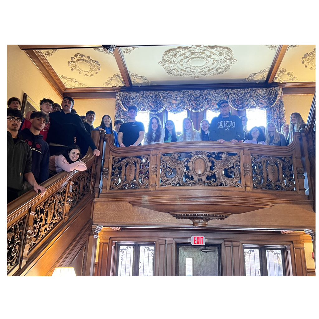 Gannon University and the Hagen History Center welcomed the Erie Experience classes this week to tour the Strong Mansion.