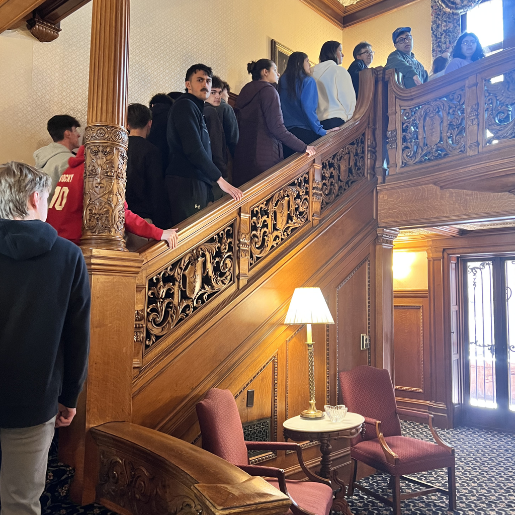 Gannon University and the Hagen History Center welcomed the Erie Experience classes this week to tour the Strong Mansion.