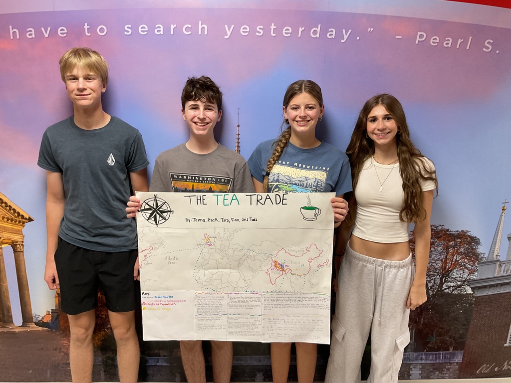 students holding folders