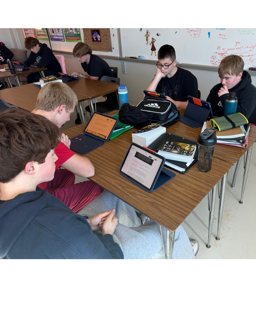 students working 
