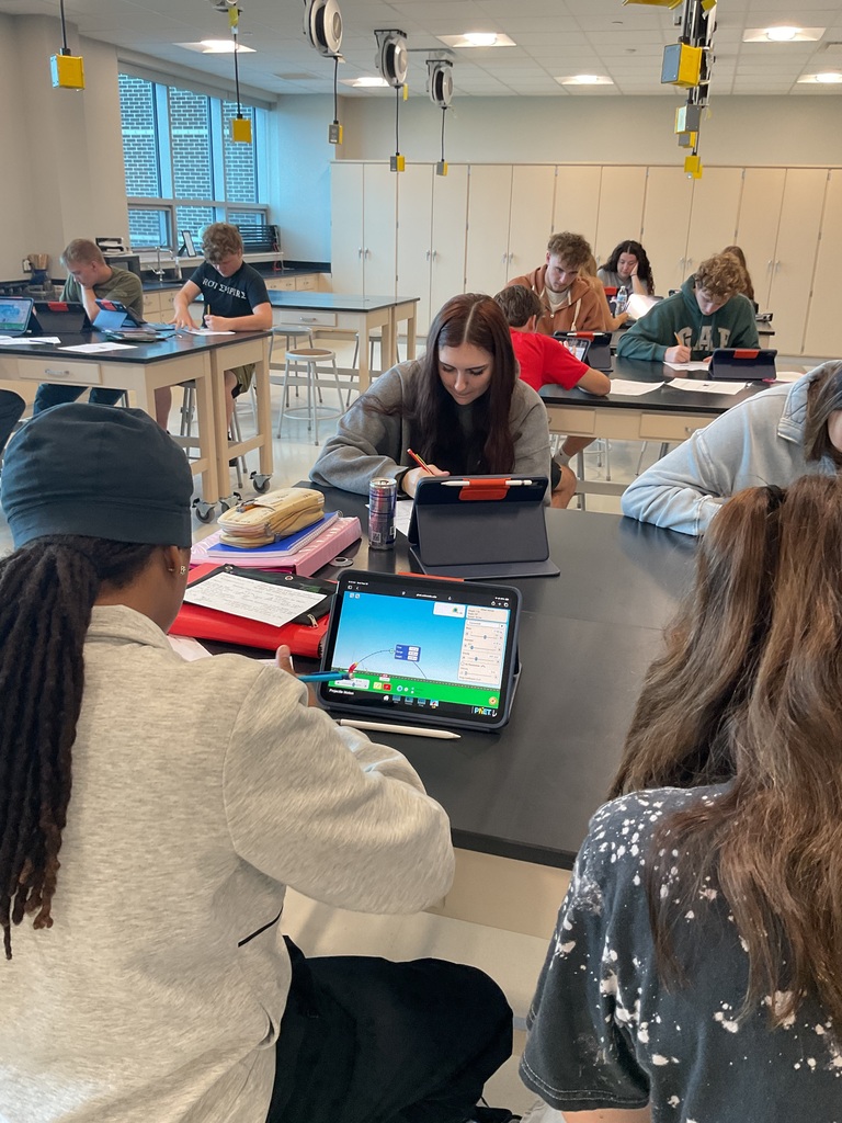 students working 