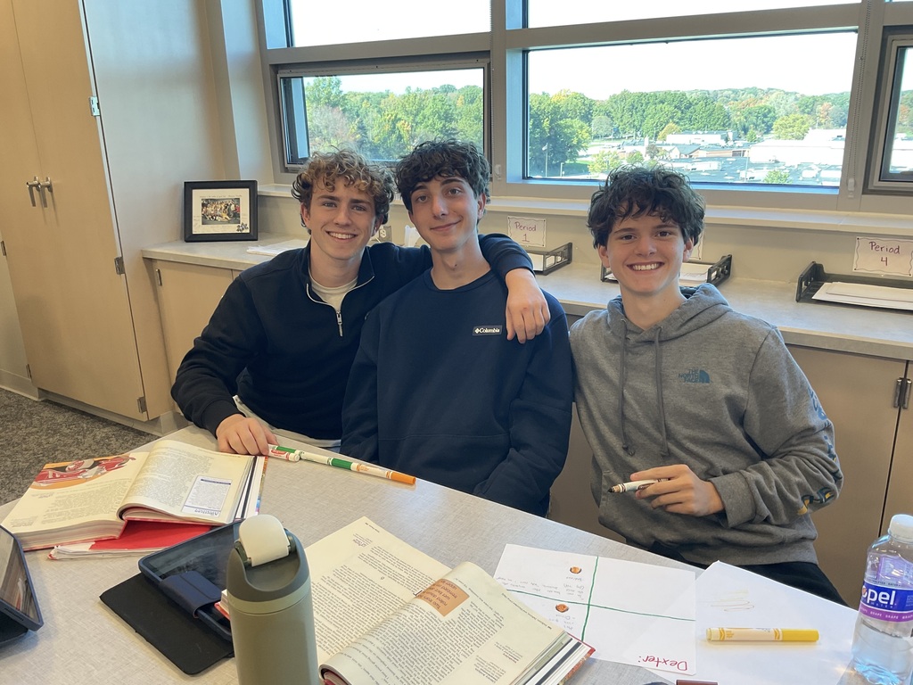 students working 