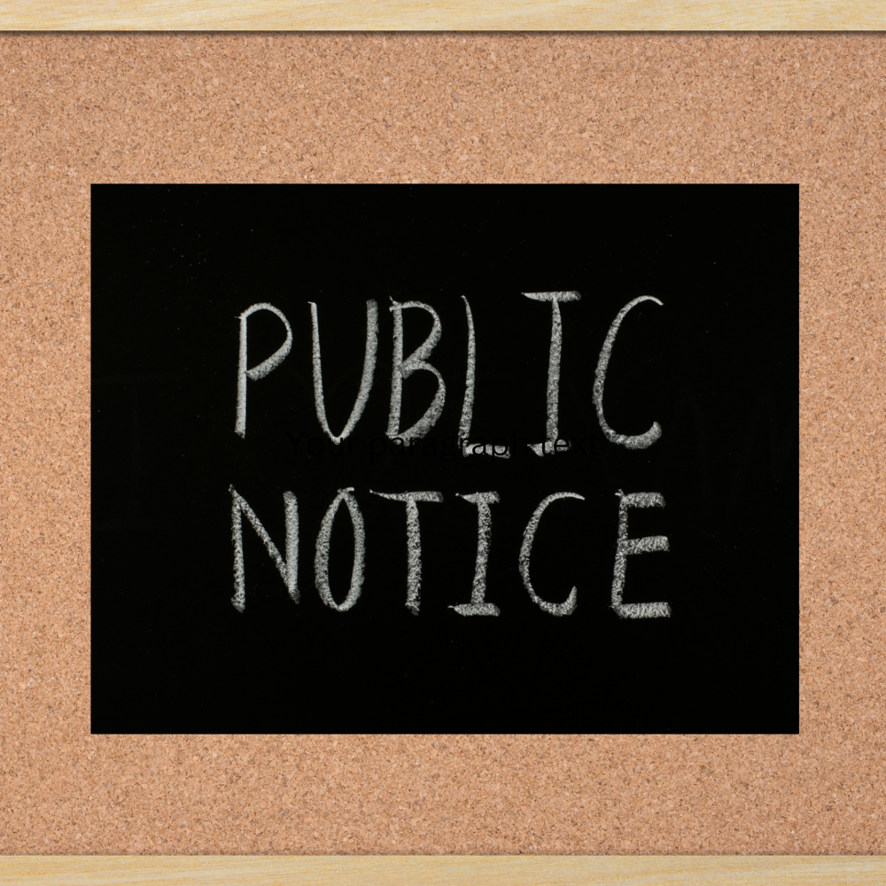 public notice