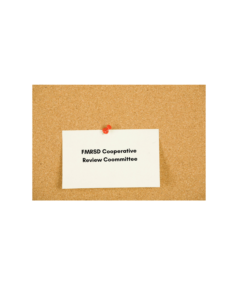 cooperative review committee sign