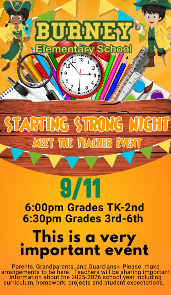 back to school night