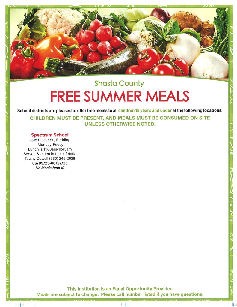 Free Summer Meals